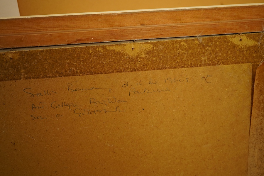 Ernest Alfred Sallis Benney (1894-1966), Study of tree roots, signed, watercolour, 38 x 48cm